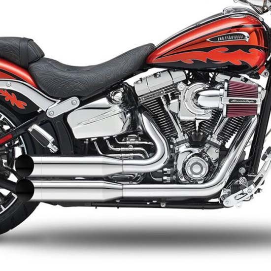 [해외]KESSTECH 슬립온 머플러 ESM3 2-2 Harley Davidson FXSBSE 1800 ABS Breakout CVO Ref:131-5109-749 9140124402 Chrome
