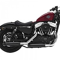 [해외]KESSTECH 슬립온 머플러 ESM3 2-2 Harley Davidson XL 1200 T Super Low Ref:140-2352-769E31 9140124413 Black