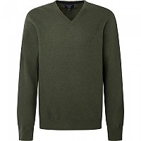 [해외]해켓 브이넥 스웨터 메리노 140202892 Dark Green