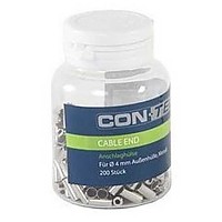 [해외]CONTEC 브레이크/기어 엔드캡 Cable 200 단위 1140211409 Silver