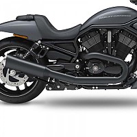 [해외]KESSTECH 슬립온 머플러 ESM3 2-1 Harley Davidson VRSCAW 1250 V-Rod Ref:080-6467-761 9140124360 Black