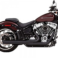 [해외]RINEHART 2-1 Harley Davidson FLDE 1750 ABS 소프트ail Deluxe 107 Ref:200-0203 전체 라인 시스템 9140124472 Black
