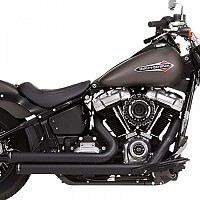 [해외]RINEHART 풀 라인 시스템 2-2 M8 Harley Davidson FLDE 1750 ABS 소프트ail Deluxe 107 Ref:300-1101 9140124482 Black
