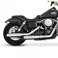 [해외]RINEHART 3´´ Straight Harley Davidson FLSTC 1584 Heritage 소프트ail Classic Ref:500-0200 슬립온 머플러 9140124497 Black / Chrome