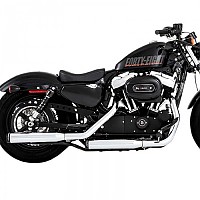 [해외]RINEHART 슬립온 머플러 3´´ Straight Harley Davidson XL 1200 C Sportster Custom Ref:500-0400 9140124505 Black / Chrome