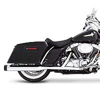 [해외]RINEHART 슬립온 머플러 4´´ Harley Davidson FLHR 1340 로드 King Ref:500-0102 9140124529 Black / Chrome
