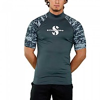 [해외]스쿠버프로 반팔 티셔츠 UPF 50 Rash Guard 14136585990 Graphite