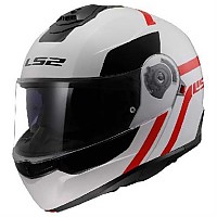 [해외]LS2 FF908 Strobe II Autox 모듈형 헬멧 9140233867 White / Red