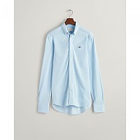 [해외]간트 Regular Pique 긴팔 셔츠 140316682 Capri Blue