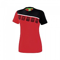 [해외]ERIMA 5-C 반팔 티셔츠 7138485714 Red / Black / White