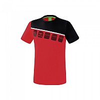 [해외]ERIMA 5-C 반팔 티셔츠 7138485331 Red / Black / White