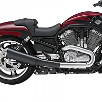 [해외]KESSTECH 슬립온 머플러 ESM3 2-2 Harley Davidson VRSCF 1250 V-Rod Muscle Ref:092-6406-762 9140124409 Black