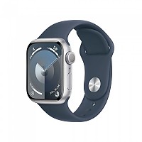 [해외]APPLE Series 9 GPS Sport 41 mm watch 7140371230 Silver / Blue