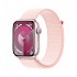 [해외]APPLE Series 9 GPS Sport Loop 45 mm watch 7140371234 Pink Light