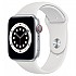 [해외]APPLE Series 6 GPS+Cellular 44 mm watch 14137777371 Silver / White