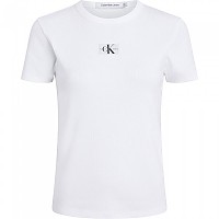 [해외]캘빈클라인 JEANS Woven Label Rib 반팔 티셔츠 140375667 Bright White
