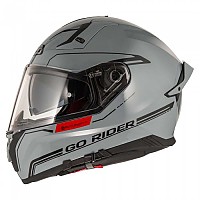 [해외]NZI Go Rider Stream Solid 풀페이스 헬멧 9139942643 Nouveau Grey