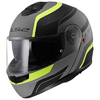 [해외]LS2 FF908 Strobe II Monza 모듈형 헬멧 9140233873 Matt Black / Yellow
