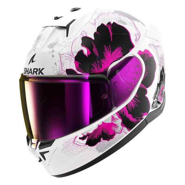 [해외]샤크 D-Skwal 3 Mayfer 풀페이스 헬멧 9140367311 White / Violet / Anthracite