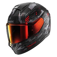 [해외]샤크 Ridill 2 Molokai 풀페이스 헬멧 9140367313 Black / Anthracite / Red