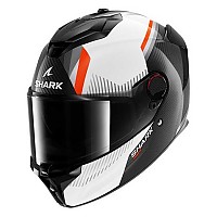 [해외]샤크 스파르탄 GT 프로 Dokhta Carbon 풀페이스 헬멧 9140367326 Carbon / White / Orange