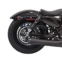 [해외]BASSANI XHAUST 풀 라인 시스템 로드 Rage II Mega Harley Davidson Ref:1X32RB 9140049268 Black