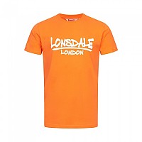 [해외]LONSDALE Toscaig 반팔 티셔츠 7140366858 Orange / White
