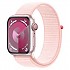 [해외]APPLE Series 9 GPS+Cellular Sport Loop 41 mm watch 12140371497 Pink / Light Pink