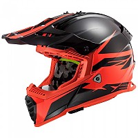 [해외]LS2 모토크로스 헬멧 MX437 Fast Evo 9137329645 Roar Matt Black / Red