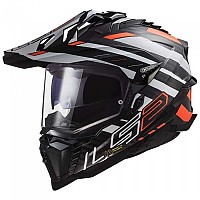 [해외]LS2 MX701 Explorer C Edge 풀페이스 헬멧 9139368608 Black / Fluo Orange