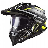 [해외]LS2 오프로드 헬멧 MX701 Explorer C Edge 9139368609 Black / High Visibility Yellow
