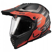 [해외]LS2 MX436 Pioneer Evo Adventurer 풀페이스 헬멧 9138387749 Matt Black / Orange