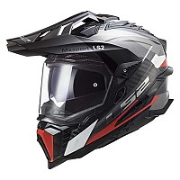 [해외]LS2 오프로드 헬멧 MX701 C Explorer Frontier 9140089302 Titanium / Red