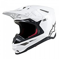 [해외]알파인스타 Supertech S-M10 Solid Ece 22.06 오프로드 헬멧 9140279110 White