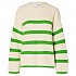 [해외]SELECTED 오 넥 스웨터 Bloomie 139971158 Snow White / Stripes Classic Green