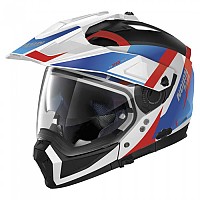[해외]놀란 N70-2 X 06 Skyfall N-COM 컨버터블 헬멧 9140435661 Metal White / Red / Blue