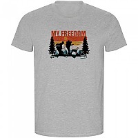 [해외]KRUSKIS My Freedom ECO 반팔 티셔츠 4140483651 Heather Grey