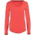 [해외]ALPINE PRO Clauda 반팔 V넥 티셔츠 140401805 Red