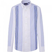 [해외]FA?ONNABLE 긴 소매 셔츠 Vert 140475039 White / Blue