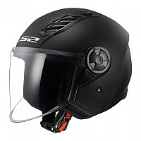 [해외]LS2 오픈 페이스 헬멧 OF616 에어flow II 9140233923 Solid Matt Black