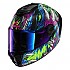 [해외]샤크 스파르탄 RS Shaytan 풀페이스 헬멧 9140367341 Black / Green / Violet