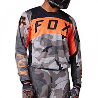 [해외]FOX RACING MX 180 Bnkr 긴팔 저지 9140426569 Grey Camouflage