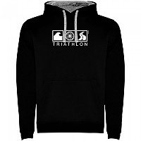 [해외]KRUSKIS Triathlon Two-Colour 후드티 6140496215 Black / Grey