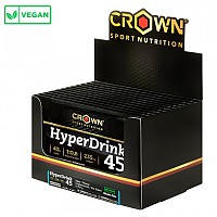 [해외]CROWN SPORT NUTRITION 에너지 향 주머니 상자 HyperDrink 45 47g 10 단위 중립적 7140367350 Black