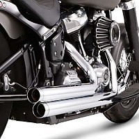 [해외]RINEHART 풀 라인 시스템 2-2 Harley Davidson FLDE 1750 ABS 소프트ail Deluxe 107 Ref:300-1100C 9140124481 Chrome