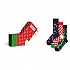 [해외]HAPPY SOCKS X-Mas Stockings Gift Set Half 긴 양말 3 켤레 140521337 Navy