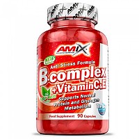 [해외]AMIX B-비타민 복합체 90 단위 중립적 맛 12137520409 Red