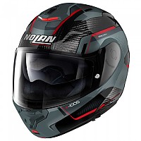 [해외]엑스라이트 X-1005 Ultra Undercover N-COM 모듈형 헬멧 9140469282 Carbon / Grey / Red / Slate Grey