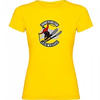 [해외]KRUSKIS 반소매 티셔츠 스키ing Is Not Fun 5140556551 Yellow