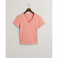 [해외]간트 Reg Sunfaded 반팔 V넥 티셔츠 140565980 Peachy Pink